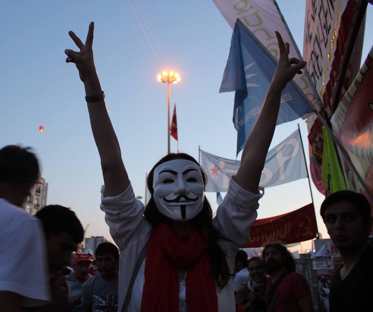 2013 #occupygezi protest, Taksim Gezi Parkı, Photo posted by Vildan Çetin